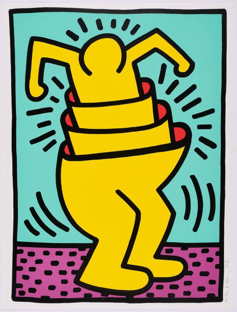 Keith Haring- Cup Man Image