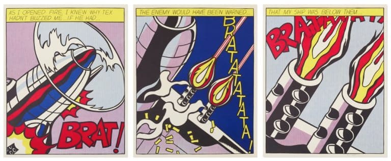 Lichtenstein- Toen ik het vuur opende kopie