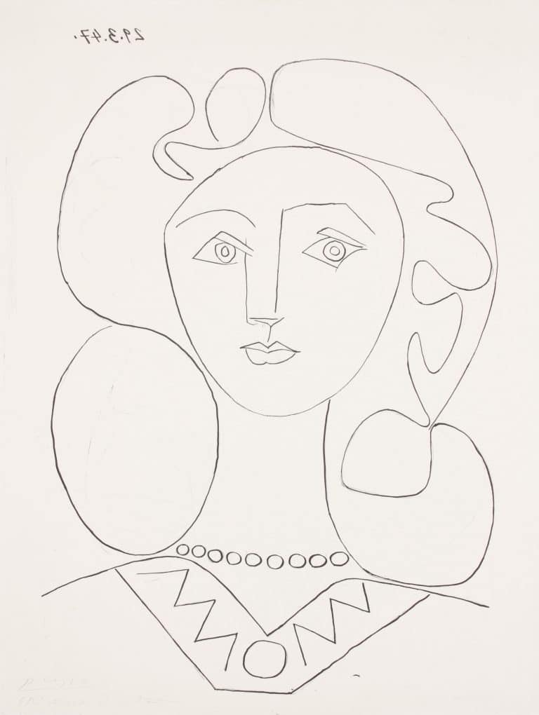 Pablo Picasso- La Femme au Collier