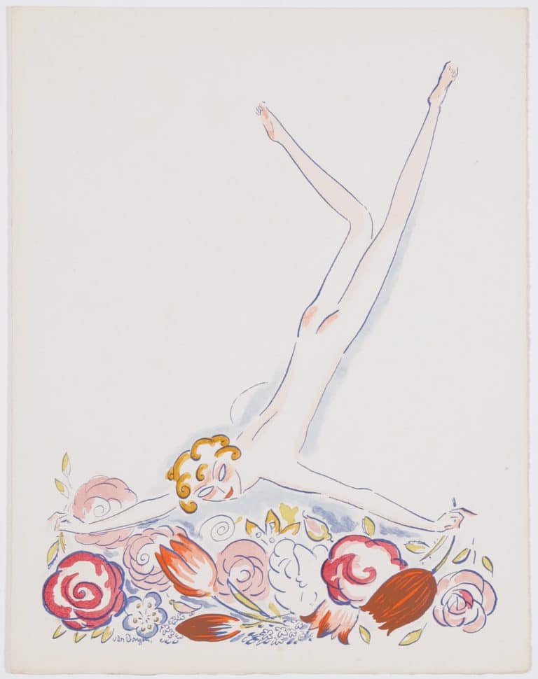 Van Dongen – Fille au fleurs, Soirée en l'honneur du cinquantenaire von Jaanne Zadoks Image
